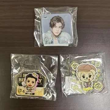 이와타 타카노리 아크릴 배지 세트