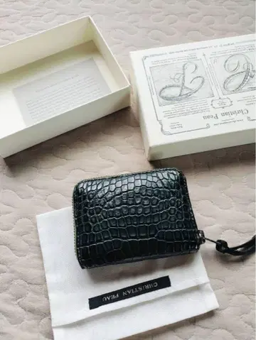 CHRISTIAN PEAU 크로커다일 지갑 크리스천 포