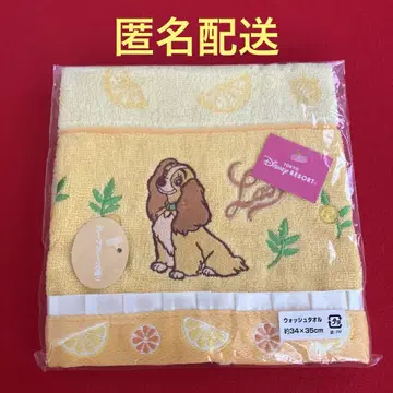 레어 레이디 강아지 이야기 핸드 타월 워시 타월 디즈니 리조트