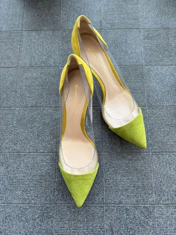 GIANVITO ROSSI 펌프스 스웨이드 클리어