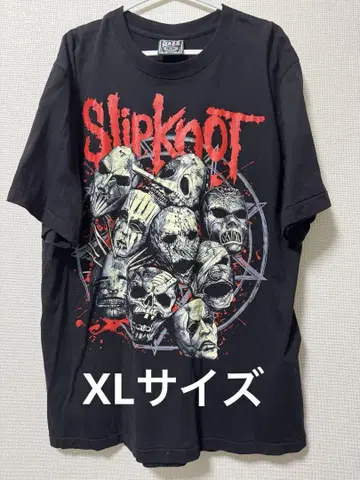 slipknot 슬립낫 밴드 티셔츠 피그 프린트