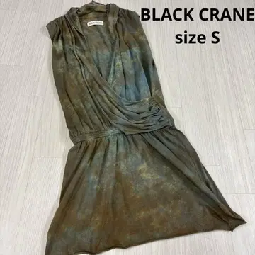 BLACK CRANE 슬리브리스 미니 원피스 페어리 그런지