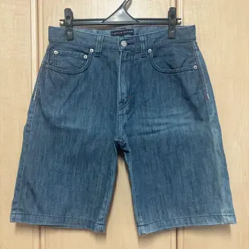 TOMMY HILFIGER 타미힐피거 데님 하프 팬츠 일본제 M