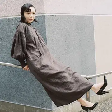 HOLIDAY 홀리데이 HEAVY LINEN DRESS 원피스