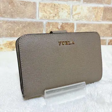 새상품급 FURLA 훌라  이중 지갑 그레이지