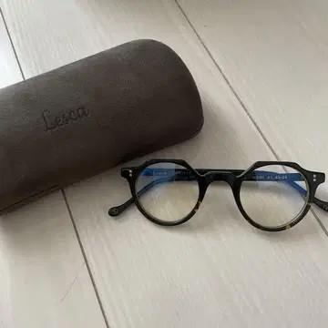 Lesca Heri A1 안경 43-24 블랙/토터스
