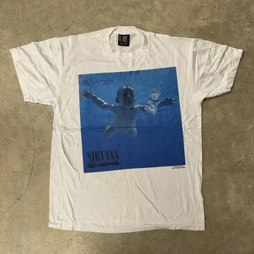 NIRVANA Nevermind 티셔츠 L 사이즈 화이트