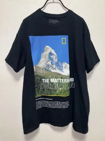 내셔널 지오그래픽 마터호른 티셔츠 matterhorn