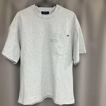NAUTICA 티셔츠 라이트 멜란지 그레이