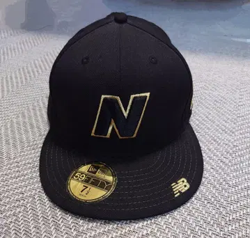 New Balance 59FIFTY 블랙 캡 7 1/2