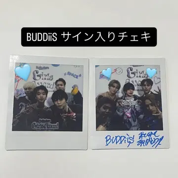 BUDDiiS 친필 사인 폴라로이드