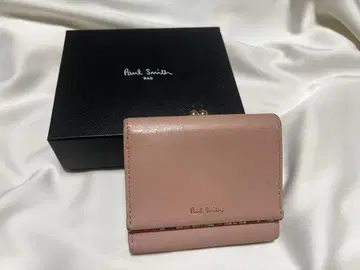 폴스미스 3단 폴더형 지갑 핑크