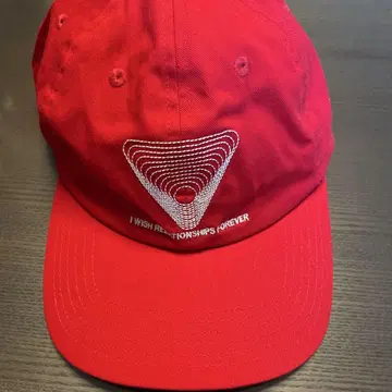 WISH FOREVER 레드 야구 모자