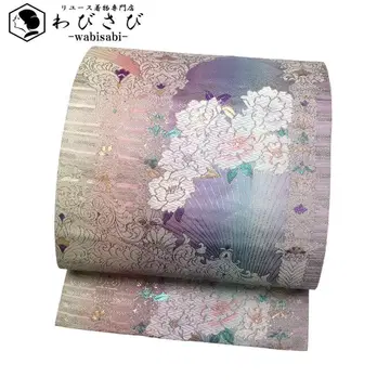 후쿠로 오비 모란꽃 화려한 그라데이션 O-2686
