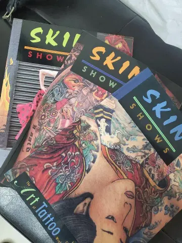 SKIN SHOWS 1~3 3권 세트 문신, 타투