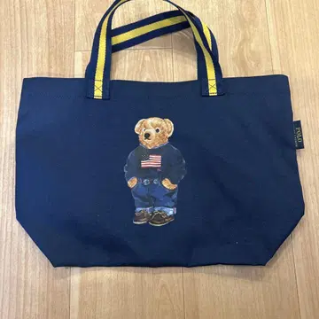 랄프 로렌 네이비 토트백