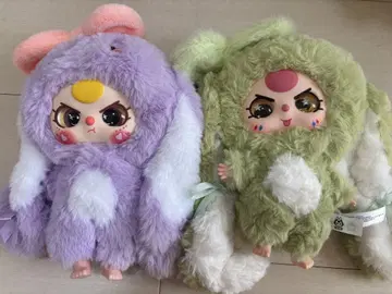 베이비 쓰리 토끼 2마리 오일 눈