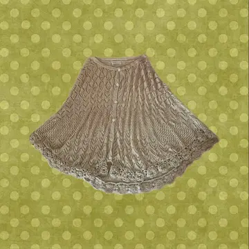 페어리 그런지 판초 가디건