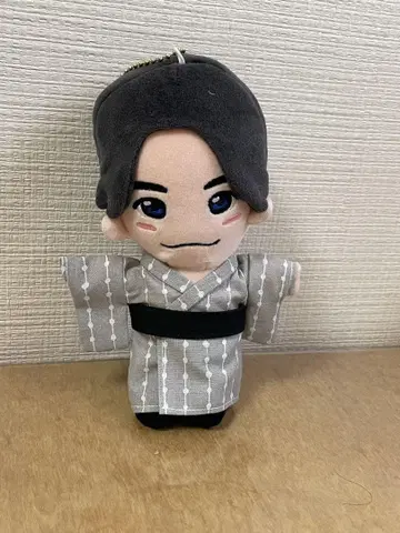 치비누이 의류 유카타 (도트 연결 그레이)