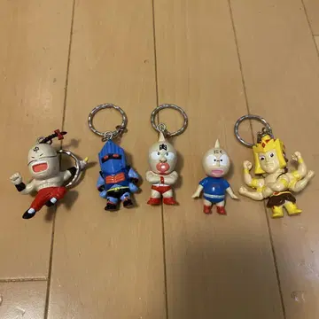 근육맨 키링 4개 세트 + 미트군