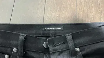 LONGS LIZARD 블랙 데님 팬츠 사이즈 1