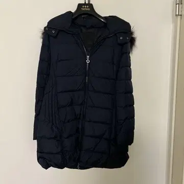 TATRAS 네이비 다운 자켓 후드 부착