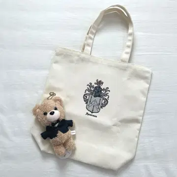 spi 씨 굿즈 2개 세트 토트백 & 곰 봉제 인형 마스코트