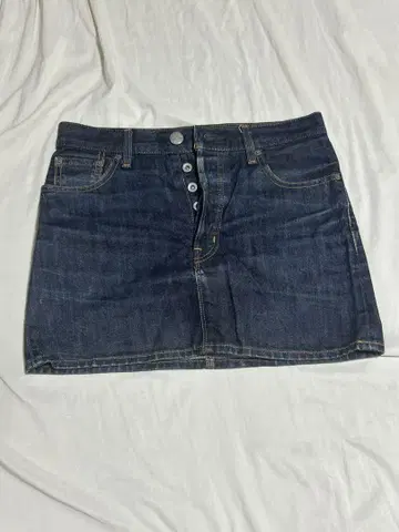 MOUSSY 데님 타이트 스커트