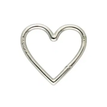 BASICKS 하트 디자인 카라비너 HEART CARBINER 실버