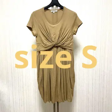 CARVEN 카르벤 나사 디자인 개더 컷 티셔츠 튜닉
