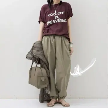 라빠르망 AMERICANA Strech Waist Gather Pnt