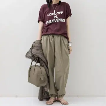라빠르망 AMERICANA Strech Waist Gather Pnt