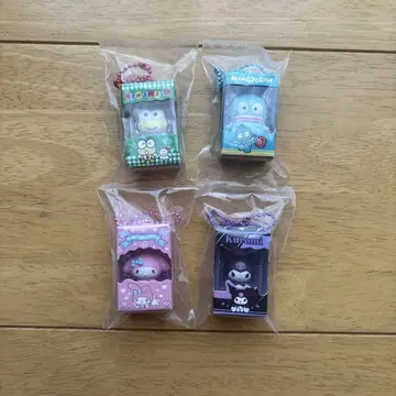 산리오 캐릭터즈 초코 박스 피규어 컬렉션 4개 세트
