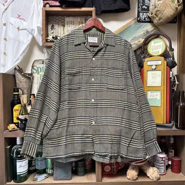 50~60년대 울 레이온 셔츠