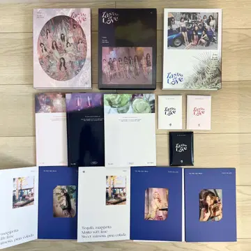 TWICE Taste of Love 트레이딩 카드 코스터 세트 정리
