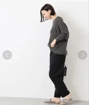 Deuxieme Classe 세이힌조메 밀리터리 팬츠