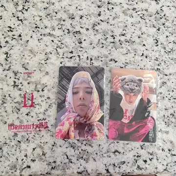 BIGBANG G-DRAGON 전시회 입장 혜택 트레이딩 카드 세트