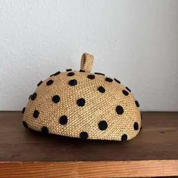 YPON YUTAKA MATSUBARA 밀짚모자 58cm 도트
