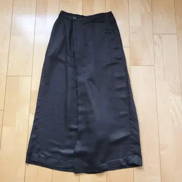 파드칼레 블랙 롱 큐롯 스커트