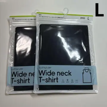 지유 남성용 스타일 드라이 프리 컷 와이드 넥 T(슬리브리스) L 사이즈