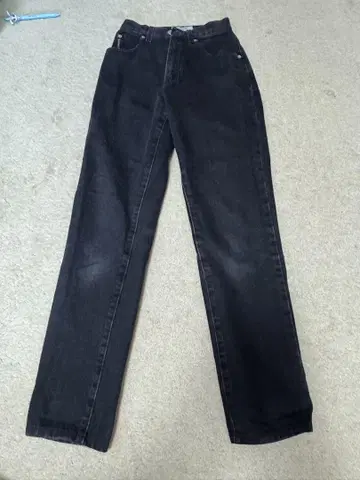 80s ARMANI jeans 블랙 데님 팬츠