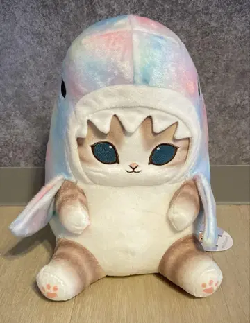 mofusand 파스텔 상어 냥 BIG 봉제 인형 오로라