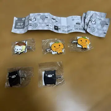 San-X 앞머리 클립 5개 세트 미사용 새상품 익명 배송