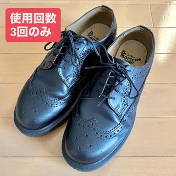 UK7 Dr. Martens 블랙 브로그 신발 3989