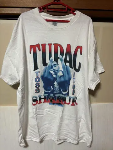 2Pac 티셔츠 XL 화이트