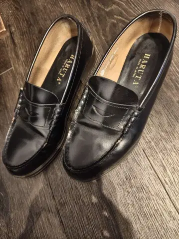 HARUTA 블랙 로퍼