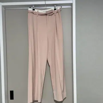 SLOBE citron.W 새틴 스타 트라우저 팬츠