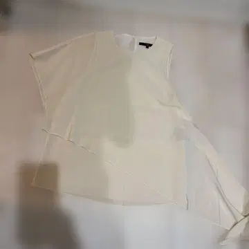 tibi 화이트 슬리브리스 튜닉