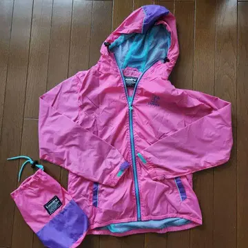 LAUNDAY 메쉬 안감 후드티 핑크