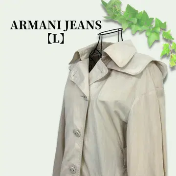 ARMANI JEANS 라이트 베이지 스프링 코트